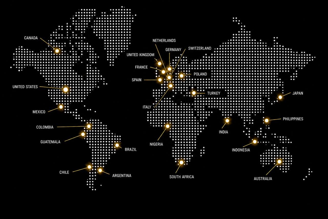 NARROWAY listeners worldwide